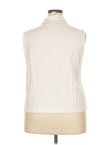 DressBarn Sleeveless Button-Down Shirt (view 2)