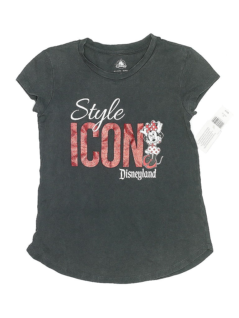 Disney 100% Cotton Black Short Sleeve T-Shirt Size M (youth) - photo 1