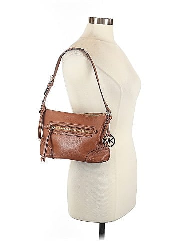 MICHAEL Michael Kors Leather Shoulder Bag (view 2)