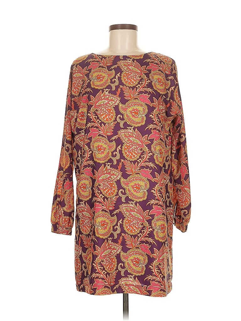 Pre-owned Ann Taylor Loft Casual Dress In Brown