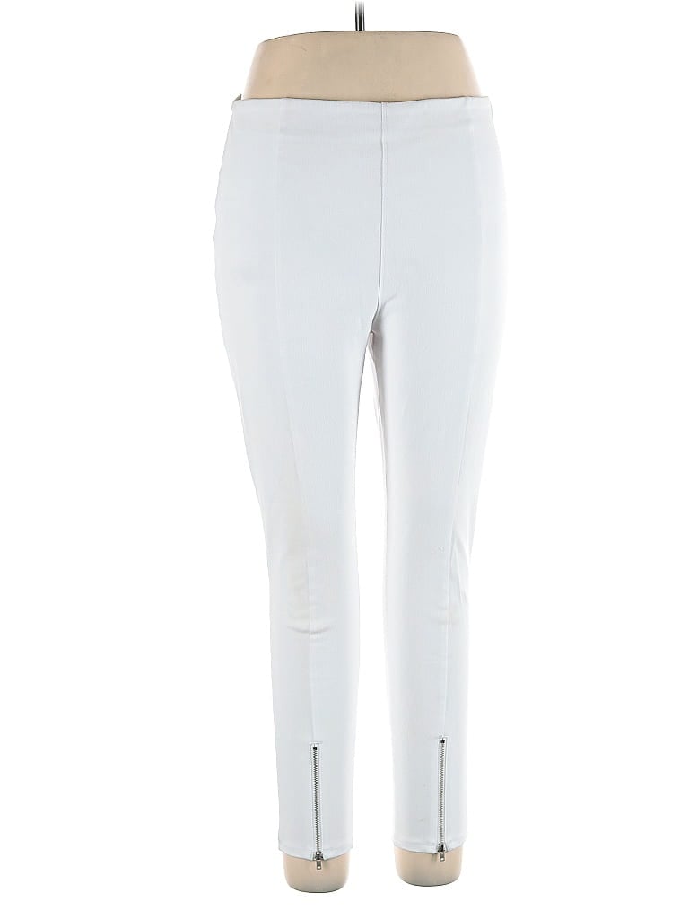 Lyssé White Active Pants Size XL - photo 1