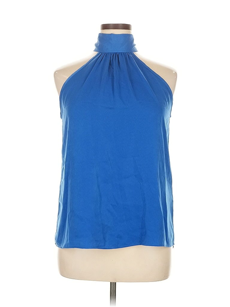 Pre-owned West Kei Sleeveless Blouse In Blue