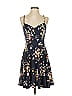 Fortune + Ivy Floral Blue Cocktail Dress Size S - photo 1