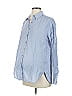 Hatch 100% Cotton Blue Long Sleeve Button-Down Shirt Size XS Maternity (0) - photo 1