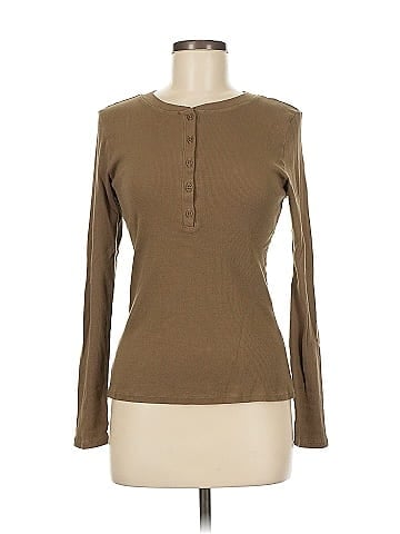 Nili Lotan Long Sleeve Henley (view 1)
