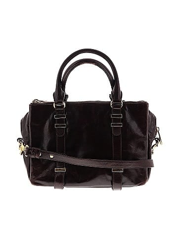 Badgley Mischka Leather Satchel (view 1)