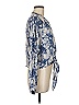 Lucy Paris 100% Viscose Blue Long Sleeve Blouse Size M - photo 3