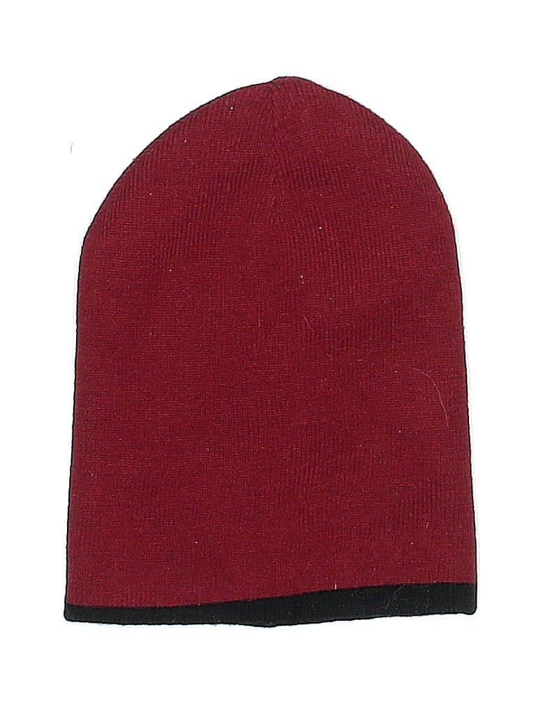 Pre-owned Unbranded Beanie Hat In Red