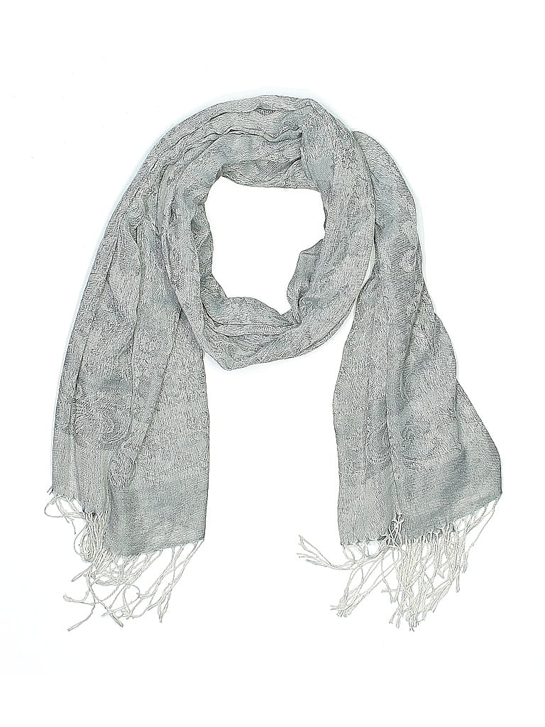 Pre-owned Unbranded Scarf In Gray