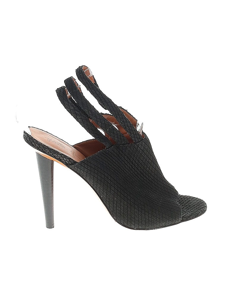 Elizabeth and James Black Heels Size 9 1/2 - photo 1