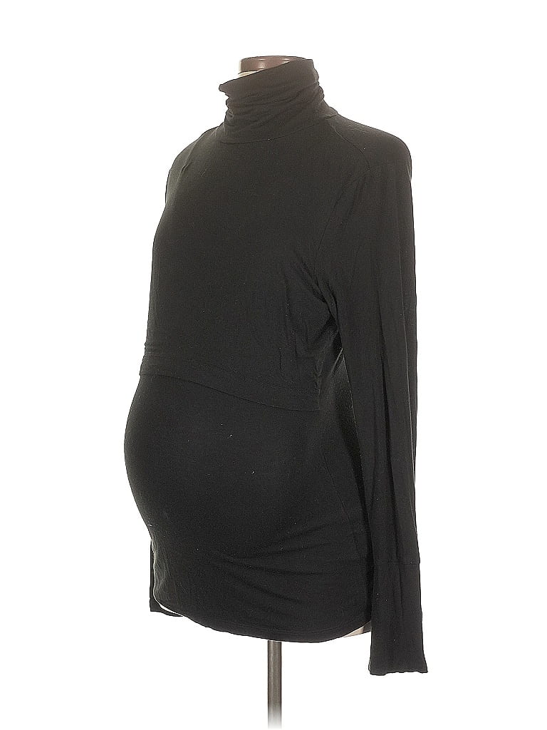 Seraphine Black Long Sleeve Turtleneck Size L - photo 1