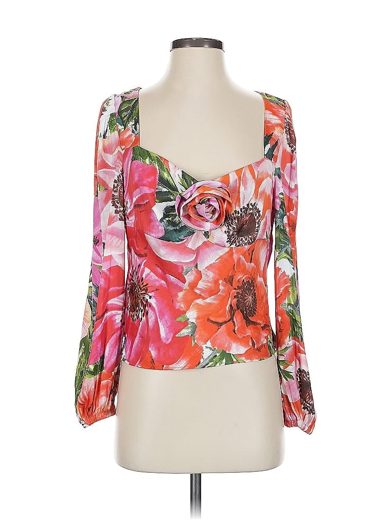 Rachel Zoe Tjx 3/4 Sleeve Blouse In Pink