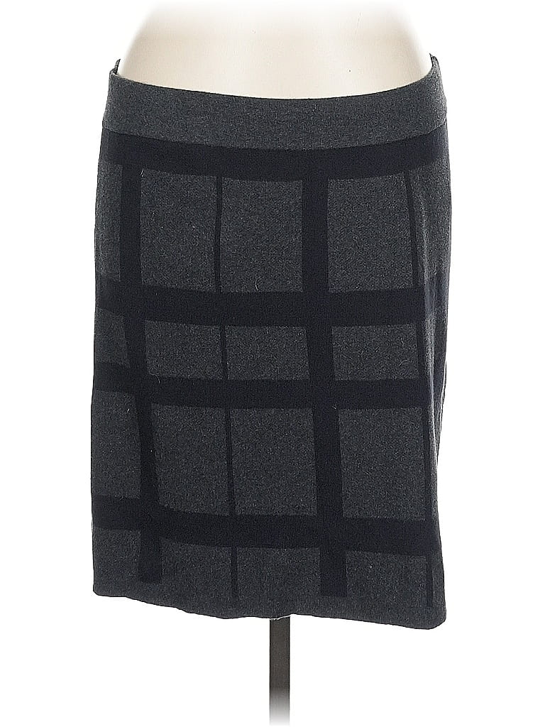 Pre-owned Ann Taylor Loft Outlet Formal Skirt In Gray