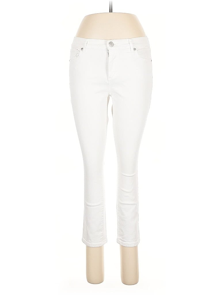 Pre-owned Ann Taylor Loft Jeans In White