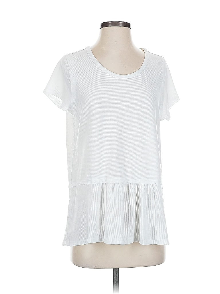 Umgee White Short Sleeve Top Size S 62 off ThredUp