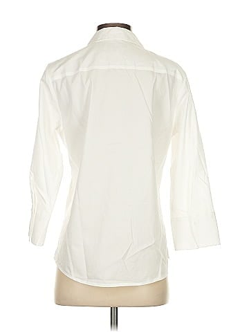 Foxcroft 3/4 Sleeve Button-Down Shirt (view 2)