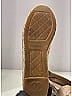Chanel 100% Leather Tan  Leather Cap Toe CC Espadrilles Size EU 39 - photo 10