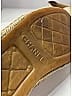 Chanel 100% Leather Tan  Leather Cap Toe CC Espadrilles Size EU 39 - photo 7