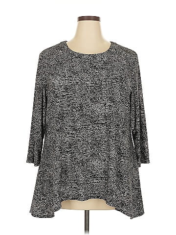 Anne Klein 3/4 Sleeve Top (view 1)