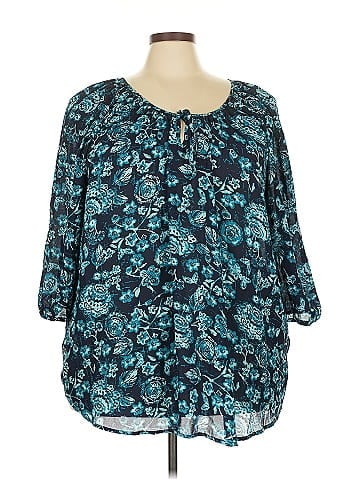 Faded Glory 3/4 Sleeve Blouse (view 1)