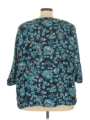 Faded Glory 3/4 Sleeve Blouse (view 2)
