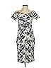 Kay Unger Print Ivory Casual Dress Size 4 - photo 1