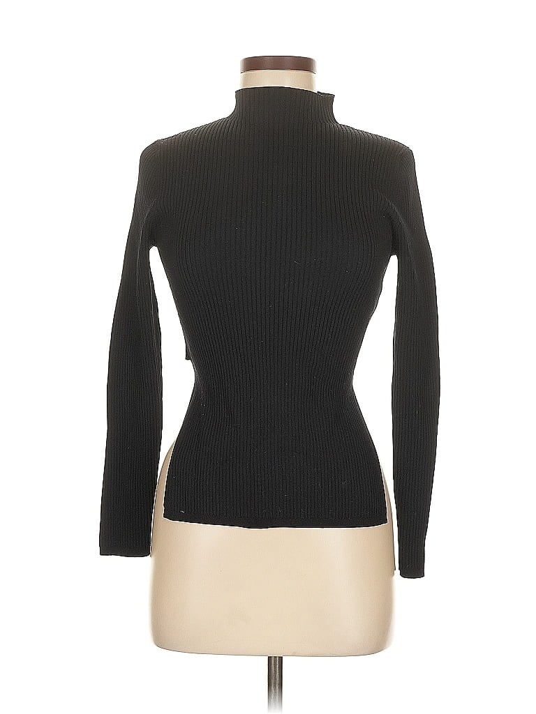 Babaton Black Long Sleeve Top Size M - photo 1