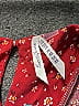 Seraphine 100% Viscose Red 3/4 Sleeve Blouse Size 12 - photo 6