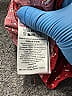 Seraphine 100% Viscose Red 3/4 Sleeve Blouse Size 12 - photo 7