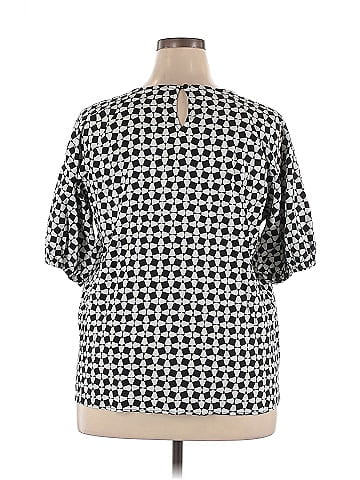 Alfani Short Sleeve Blouse (view 2)