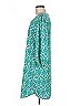 Peach Love Cream California Print Green Casual Dress Size M - photo 4