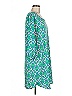 Peach Love Cream California Print Green Casual Dress Size M - photo 3