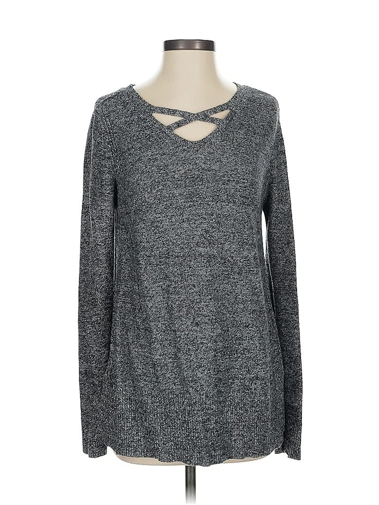 Pre-owned Relativity Pullover Sweater In Gray