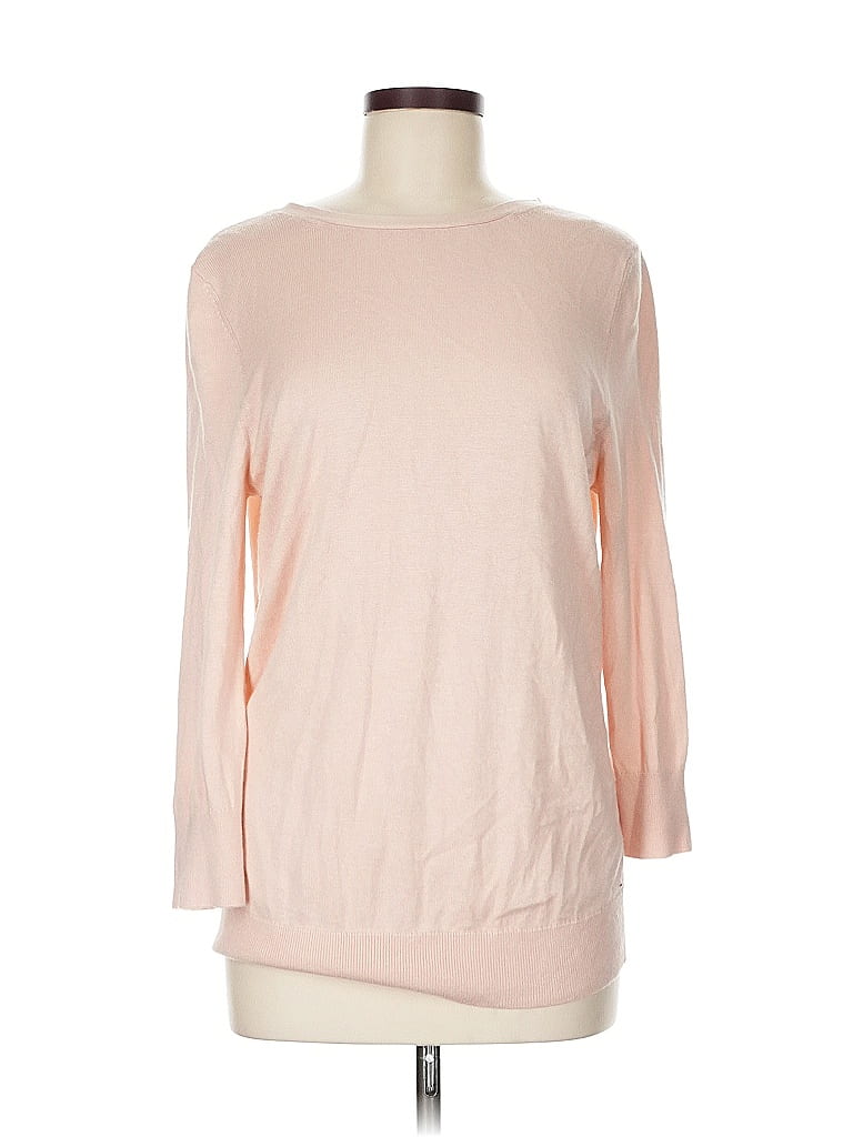 Ann Taylor Pink 3/4 Sleeve Top Size M - photo 1