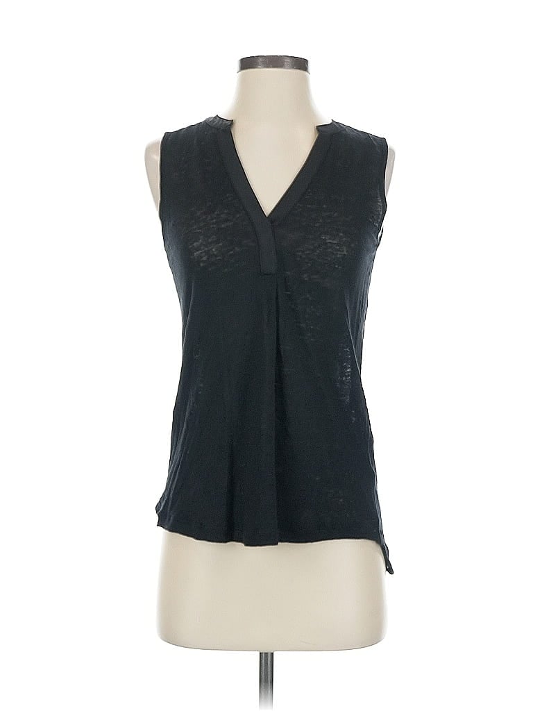 Pre-owned Gap Sleeveless Blouse In Black
