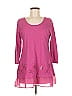 LOGO by Lori Goldstein 100% Cotton Pink 3/4 Sleeve Top Size M - photo 1