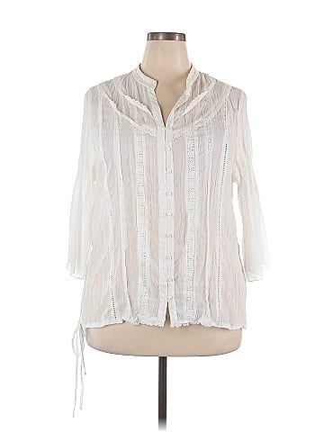 Notations 3/4 Sleeve Blouse (view 1)