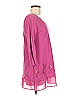 LOGO by Lori Goldstein 100% Cotton Pink 3/4 Sleeve Top Size M - photo 3