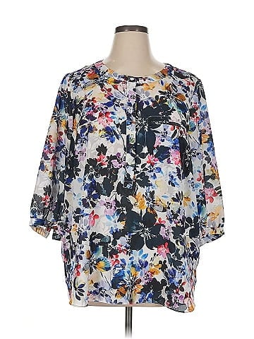 NYDJ 3/4 Sleeve Blouse (view 1)