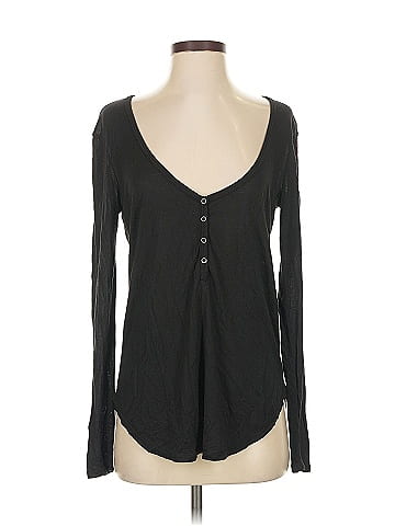 Truly Madly Deeply Long Sleeve Henley (view 1)