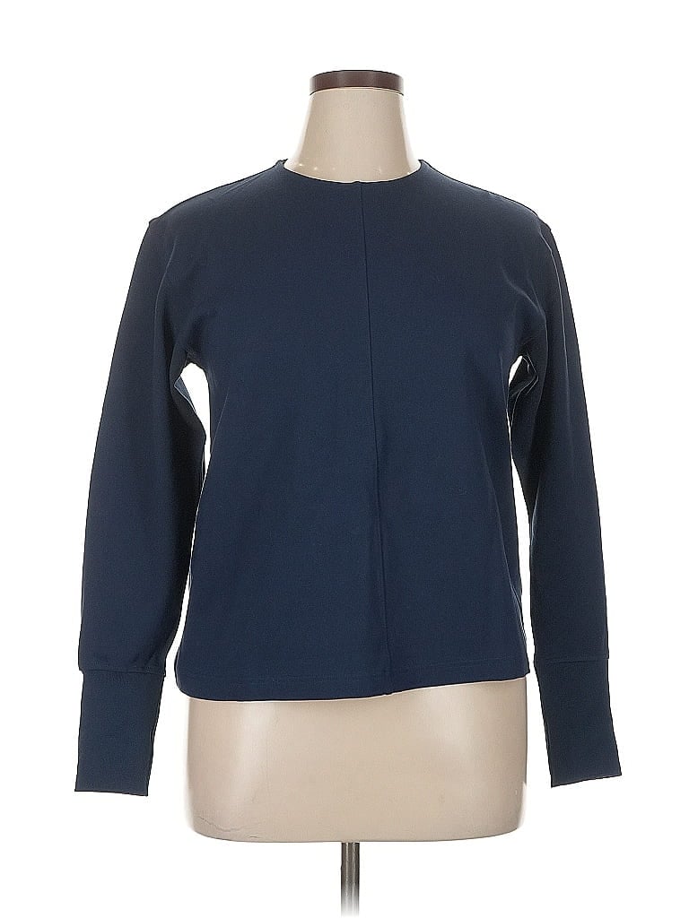 Pre-owned Uniqlo U Pullover Sweater In Blue