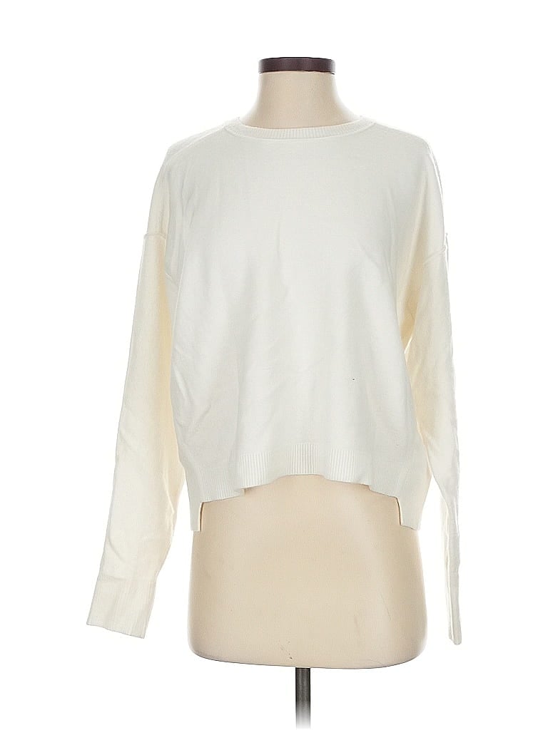 Pre-owned Free People Sweatshirt In White