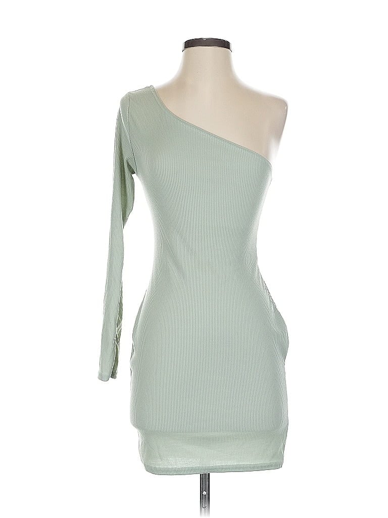 Pre-owned Missguided Cocktail Dress In Green