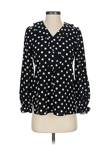 GOELIA Long Sleeve Silk Top (view 1)