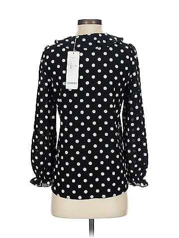 GOELIA Long Sleeve Silk Top (view 2)