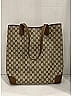 Gucci 100% Coated Canvas Gray Tan GG Supreme Web Sherry Line Tote One size - photo 13