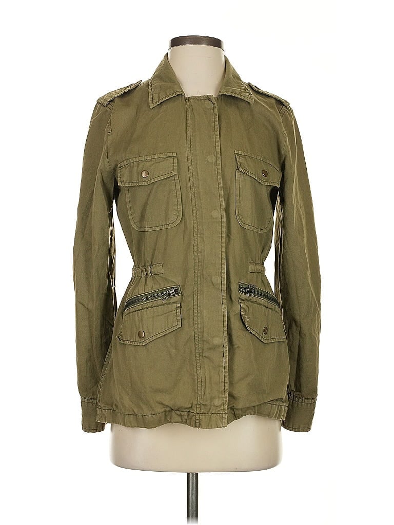 Pre-owned Lily Aldridge For Velvet Jacket In Green