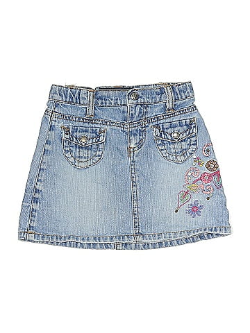 Squeeze Denim Skirt (view 1)