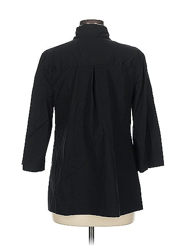 Black Label by Chico's 3/4 Sleeve Button-Down Shirt (view 2)