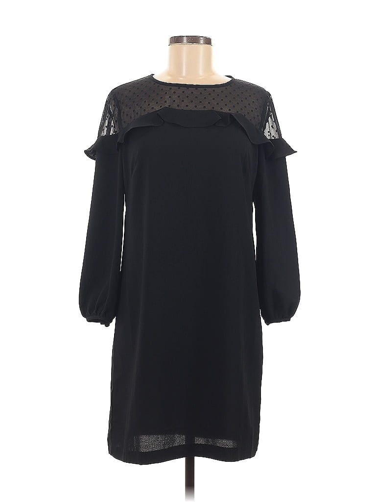Pre-owned Ann Taylor Loft Cocktail Dress In Black